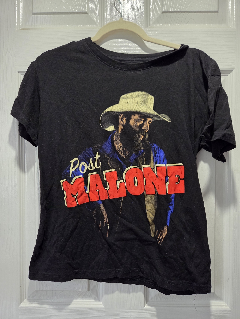 Post Malone Graphic Tee - Black with Red Lettering